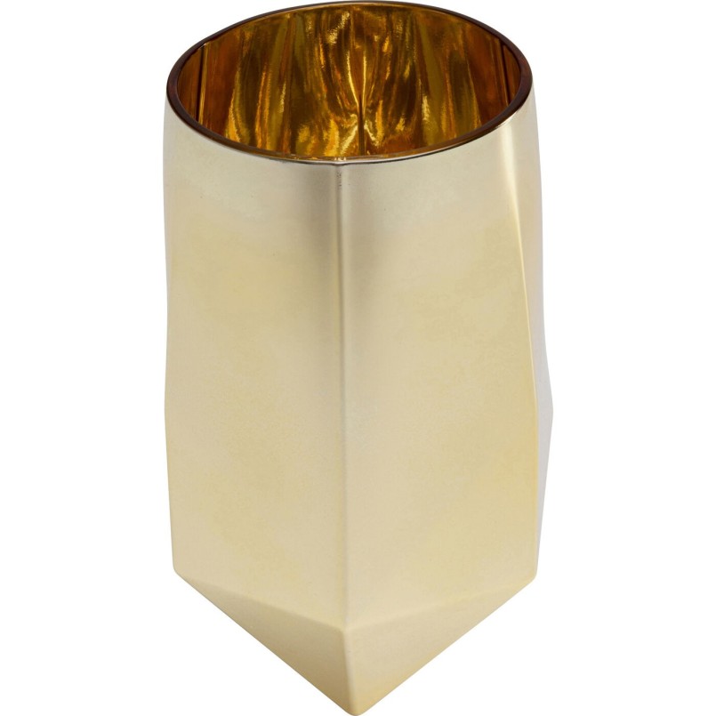 Verres à eau dorés - Diamond - Kare Design