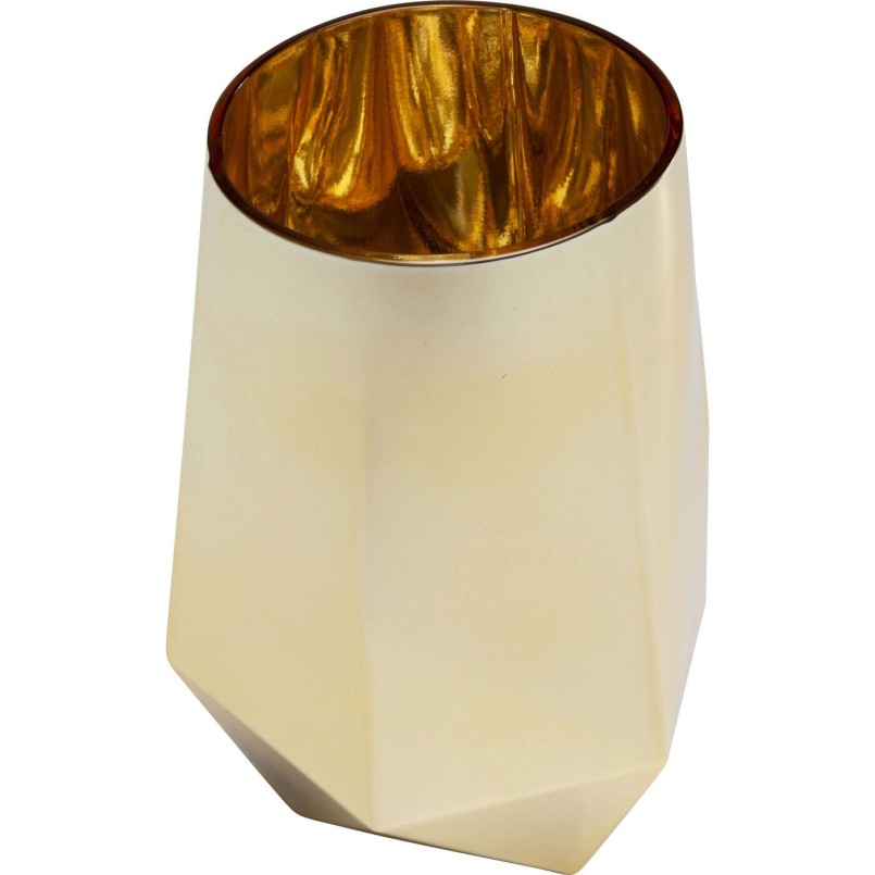 Verres à eau dorés - Diamond - Kare Design