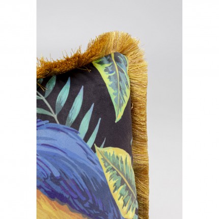 Cushion Fringe exotic birds Kare Design