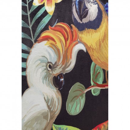 Cushion Fringe exotic birds Kare Design