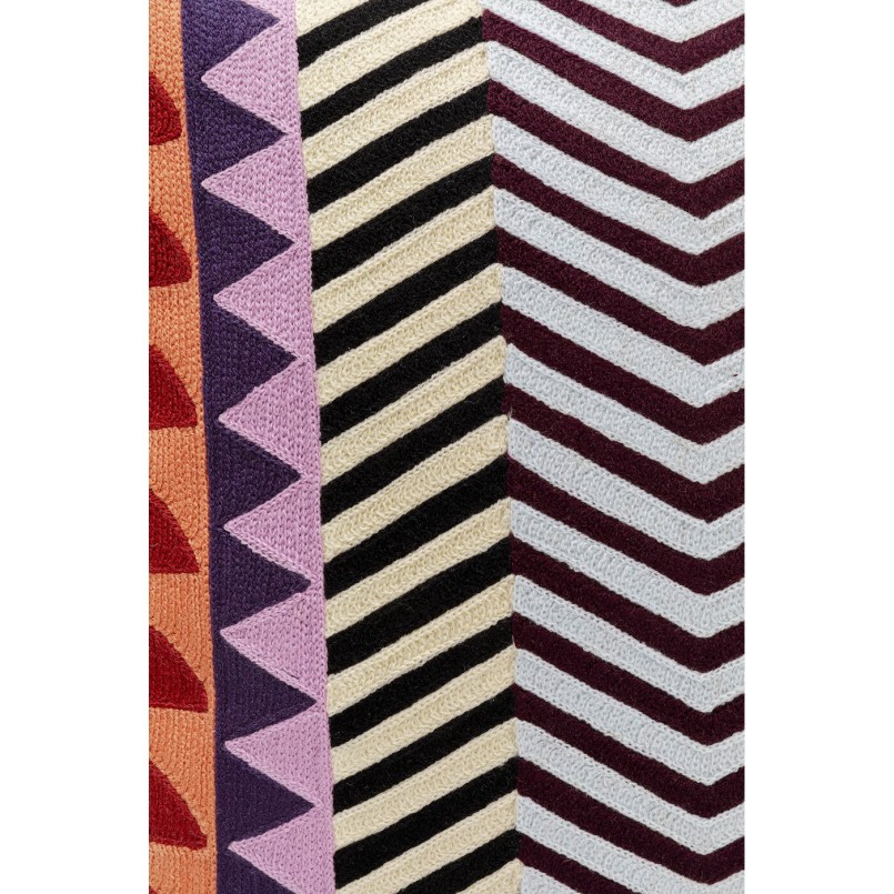 Coussin Colour Block Zig Zag 45x45cm