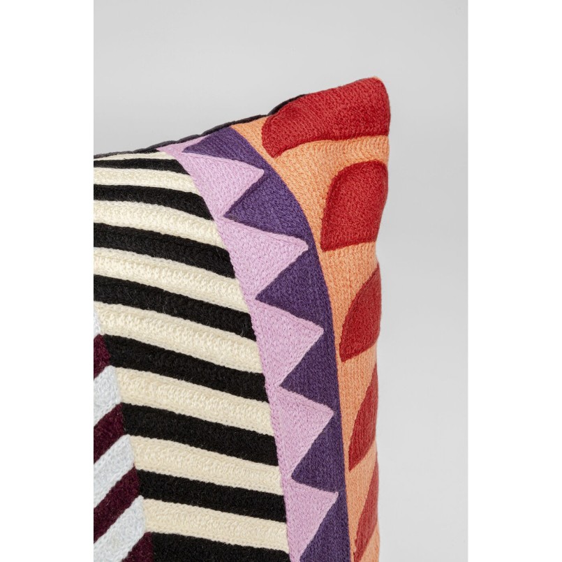 Coussin Colour Block Zig Zag 45x45cm