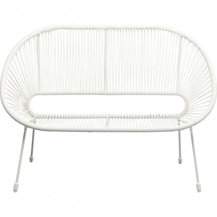 Banquette Acapulco Mono blanche Kare Design