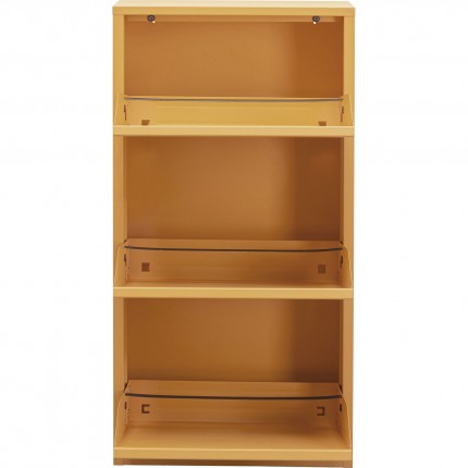 Shoe Container Caruso yellow 3 drawers Kare Design