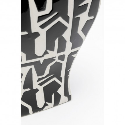 Vase Artistico black and white Kare Design