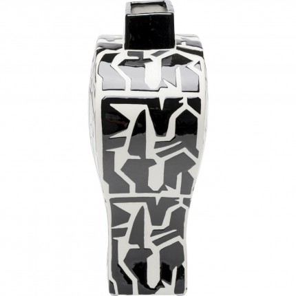 Vase Artistico noir et blanc Kare Design