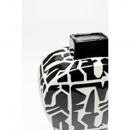 Vase Artistico noir et blanc Kare Design