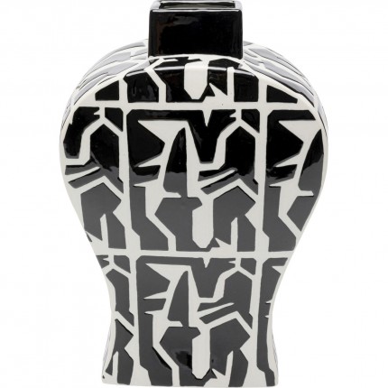 Vase Artistico noir et blanc Kare Design