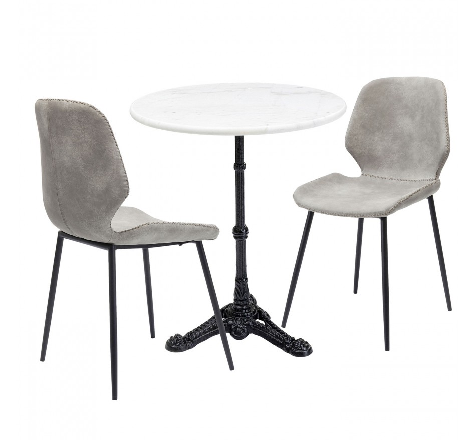 Set table and 2 chairs Bistrot Honeymoon Kare Design Set table and 2 chairs Bistrot Honeymoon Kare Design