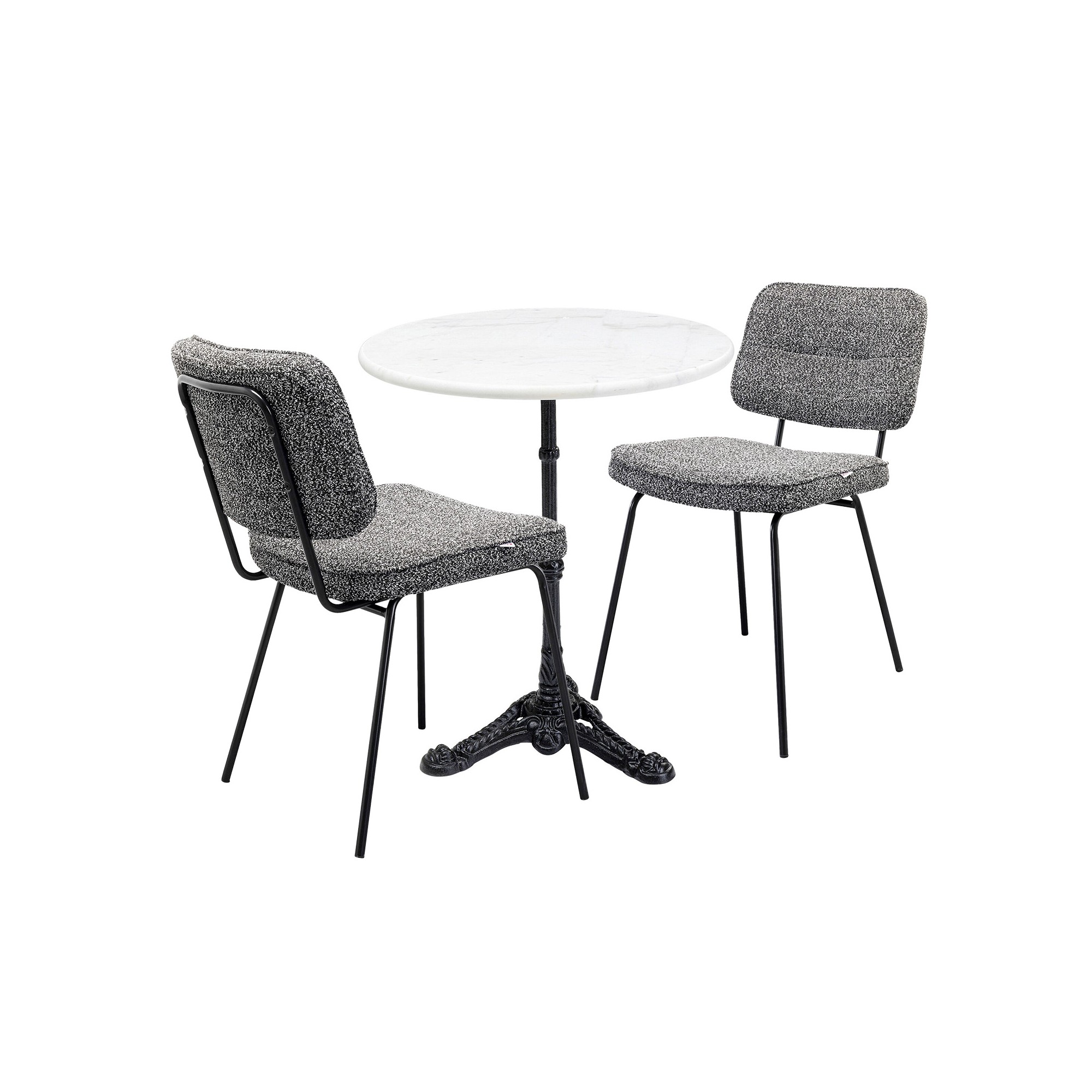 Set table and 2 chairs Bistro Orelie Kare Design