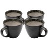 Mug Soho grey (4/set) Kare Design