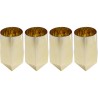 Verres à eau dorés - Diamond - Kare Design
