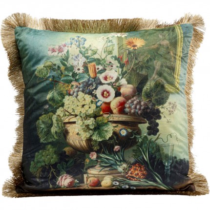 Cushion Fringe romantic bouquet Kare Design