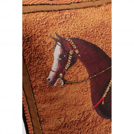 Coussin orange cheval Kare Design