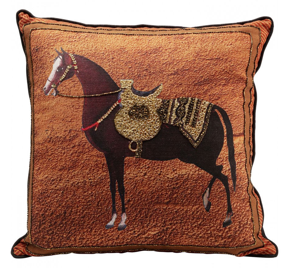 Coussin orange cheval Kare Design Coussin orange cheval Kare Design