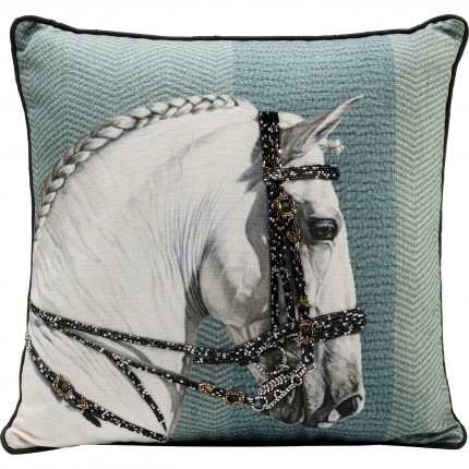 Cushion horse head 45x45cm Kare Design