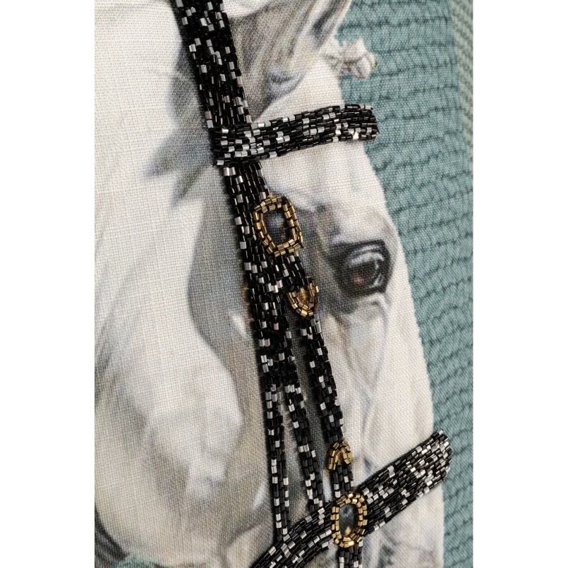 Coussin Show Horse Head 45x45cm