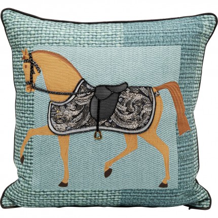 Cushion horse blue Kare Design