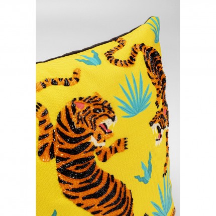 Cushion tigers yellow Kare Design