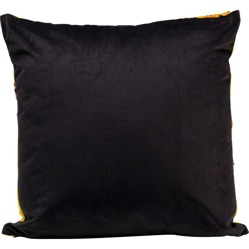 Coussin Tiger Love jaune 45x45cm