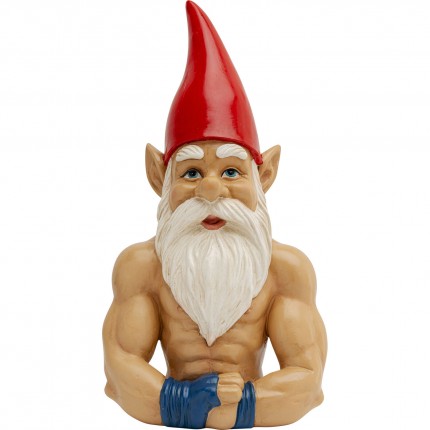 Déco nain musclé 32cm Kare Design