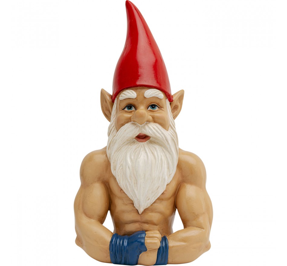 Déco buste nain musclé 32cm Kare Design Déco buste nain musclé 32cm Kare Design