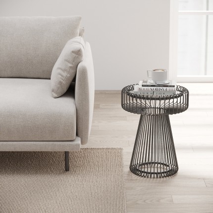 Side Table Lisboa Ø38cm black Kare Design