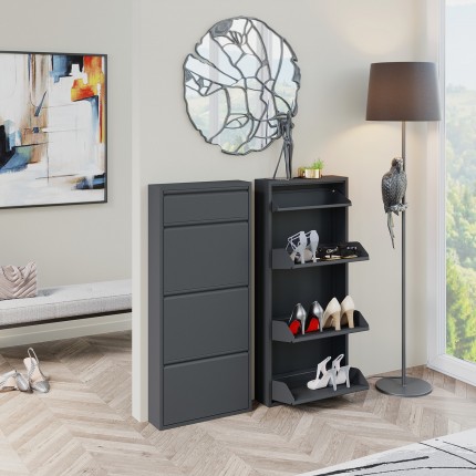 Miroir Pieces 100cm noir mat Kare Design