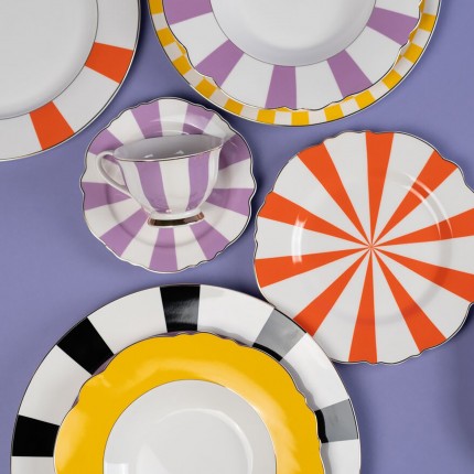 Coffee Cup Harlequin purple (6/set) Kare Design