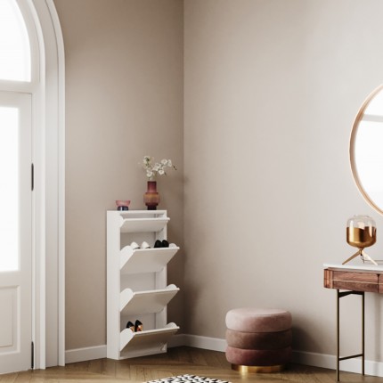 Shoe Container Caruso white 3+1 drawers Kare Design