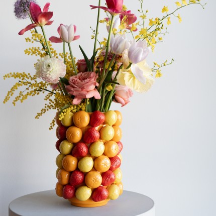 Vase fruits 33cm Kare Design