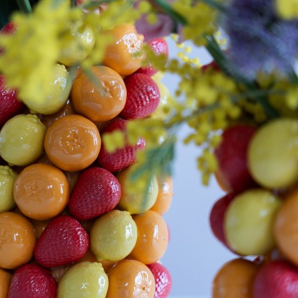 Vase fruits 33cm Kare Design