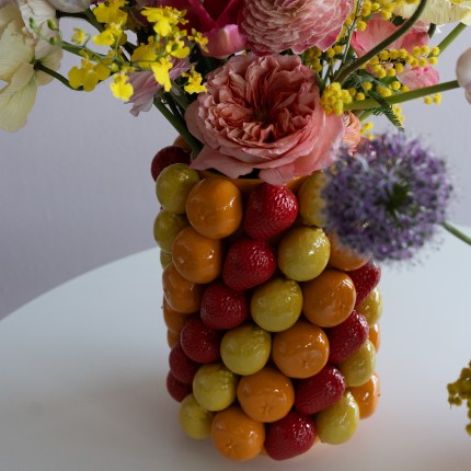 Vase fruits 33cm Kare Design
