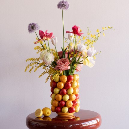Vase fruits 33cm Kare Design