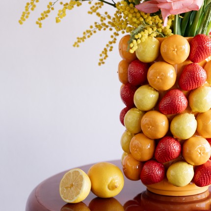 Vase fruits 33cm Kare Design