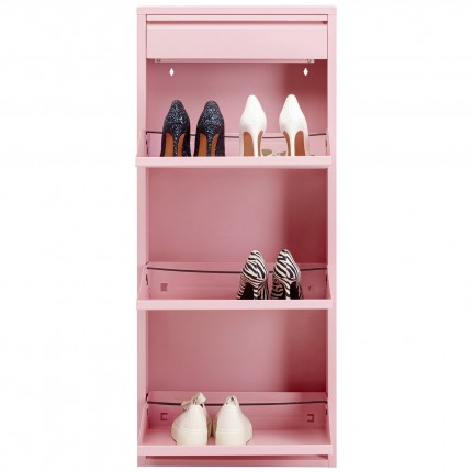 Shoe Container Caruso pink 3+1 drawers Kare Design
