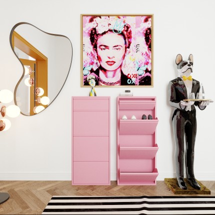Shoe Container Caruso pink 3+1 drawers Kare Design