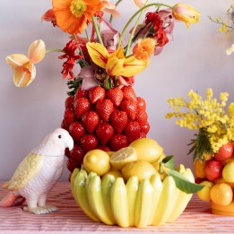 Yellow ceramic banana bowl - Kare Design