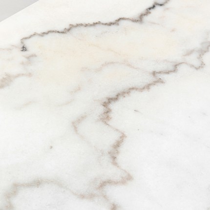 Table Bistrot 120x60cm white marble Kare Design
