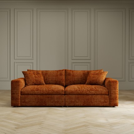 Sofa Chill 3-Seater orange Kare Design