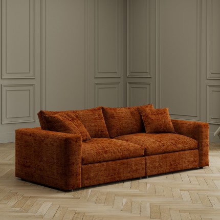 Sofa Chill 3-Seater orange Kare Design