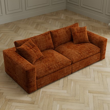 Sofa Chill 3-Seater orange Kare Design