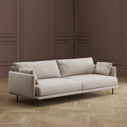 Sofa Edna 3-Seater cream Kare Design