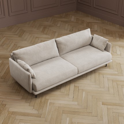 Sofa Edna 3-Seater cream Kare Design