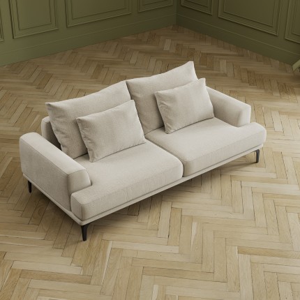 Sofa Napoli 3-Seater cream Kare Design