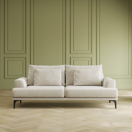 Sofa Napoli 3-Seater cream Kare Design