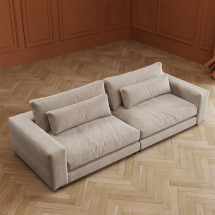 Sofa Imola 3-Seater cream Kare Design
