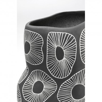 Vase anemone 33cm grey Kare Design