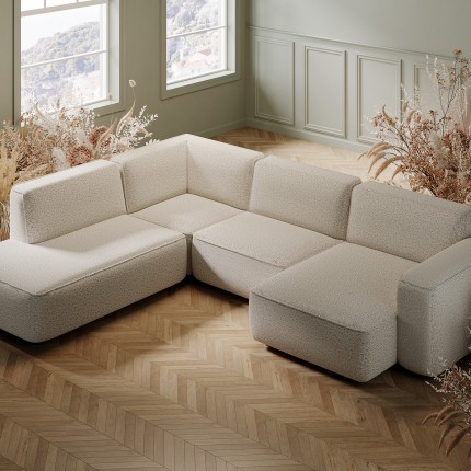 Ottomane right Casanova grey Kare Design