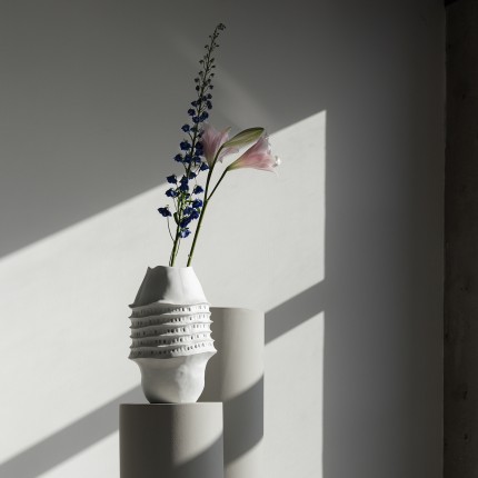 Vase anemone 39cm white Kare Design